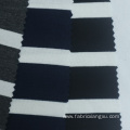 Stretch Knitted Stripes Rib Rayon Spandex Stripe Fabric